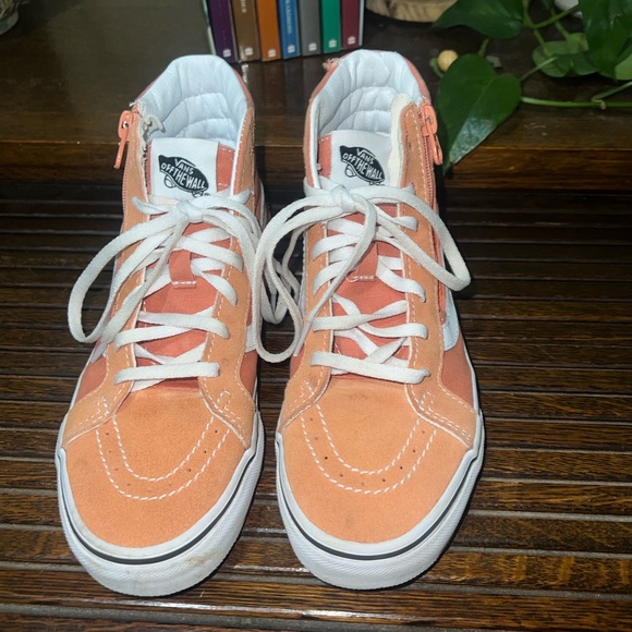 Vans Shoes - Vans Peach High-Top Sneakers with White Details